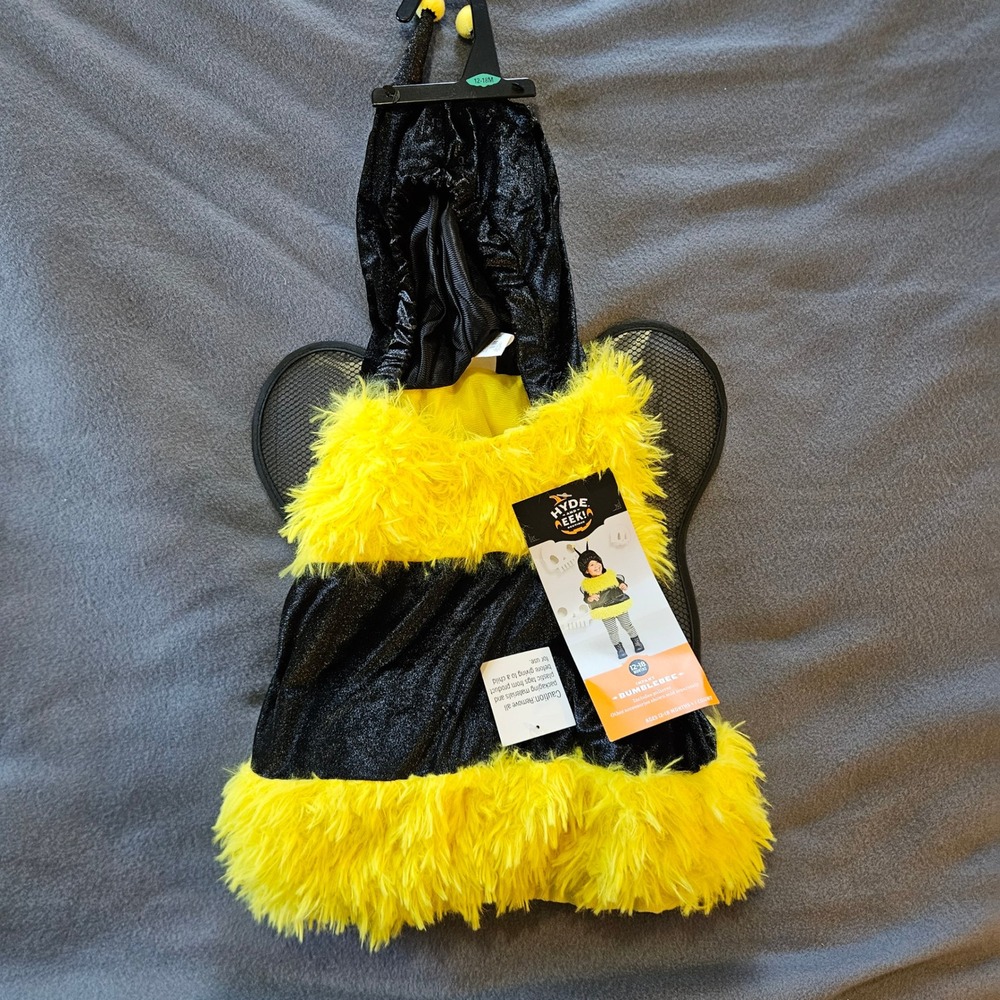 Hyde and Eek Boutique Infant Bumblebee Costume 12-18 Months w/ bee keeper adult - Picture 3 of 10